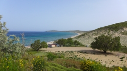 Παραλία Μακρύς Γιαλός - Makrys Gialos Beach - Strand Makrys Gialos